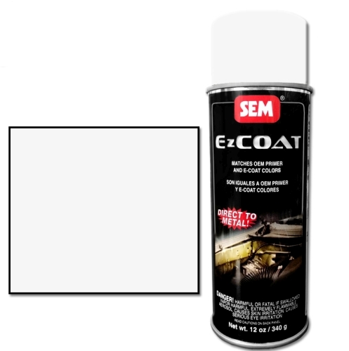 Sem Vinyl Paint SEM 62273 EZ Coat White Primer 12 Oz Spray Can